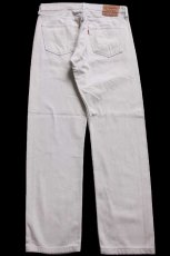 画像3: 90s スペイン製 Levi'sリーバイス 501 カラーデニムパンツ ベージュ W33★SDP4431 ユーロ (3)