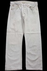 画像2: 00s トルコ製 Levi'sリーバイス 501 カラーデニムパンツ ベージュ W31★SDP4428 ユーロ (2)