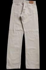 画像3: 90s トルコ製 Levi'sリーバイス 501 カラーデニムパンツ カーキ W32★SDP4449 ユーロ (3)