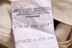 画像6: 90s トルコ製 Levi'sリーバイス 501 カラーデニムパンツ カーキ W32★SDP4449 ユーロ (6)