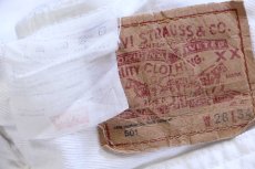 画像5: 90s スペイン製 Levi'sリーバイス 501 カットオフ ホワイト デニムパンツ W28★SDP4458 ユーロ (5)