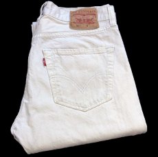 画像1: トルコ製 Levi'sリーバイス 501 カラーデニムパンツ グレーベージュ W34★SDP4461 ユーロ (1)