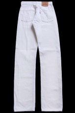 画像3: 90s ポーランド製 Levi'sリーバイス 501 ホワイト デニムパンツ W28 L34★SDP4422 ユーロ (3)