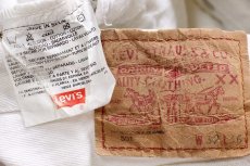 画像5: 90s スペイン製 Levi'sリーバイス 501 カラーデニムパンツ カスタム 生成り W32★SDP4421 ユーロ (5)