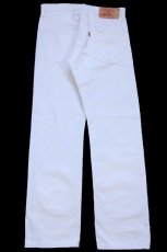 画像3: 00s Levi'sリーバイス 501 ホワイト デニムパンツ W31 L30★SDP4435 (3)