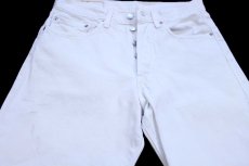 画像4: 00s Levi'sリーバイス 501 ホワイト デニムパンツ W31 L30★SDP4435 (4)