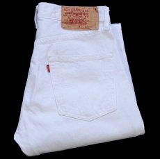 画像1: 00s Levi'sリーバイス 501 ホワイト デニムパンツ W31 L30★SDP4435 (1)