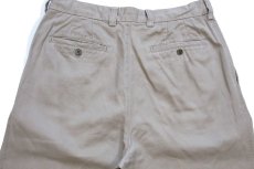 画像5: 90s GAPギャップ ツータック コットン チノパン カーキ W33 L34 (5)