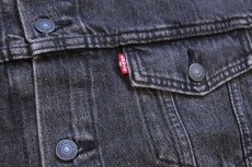 画像5: 新品★Levi'sリーバイス TYPE III TRUCKER BLOW AWAY ブラック デニムジャケット 4ポケット L (5)