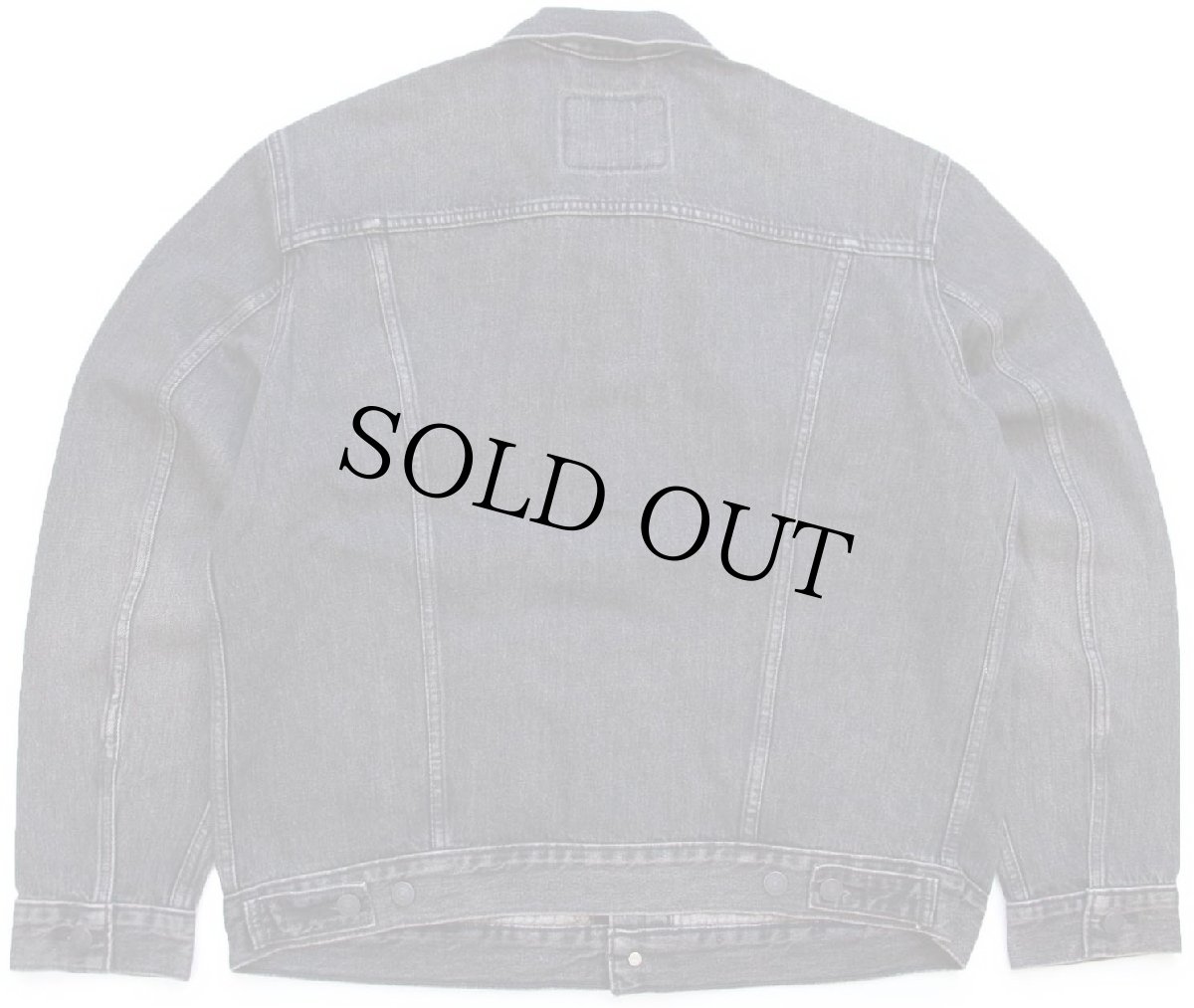 画像2: 新品★Levi'sリーバイス TYPE III TRUCKER BLOW AWAY ブラック デニムジャケット 4ポケット L (2)
