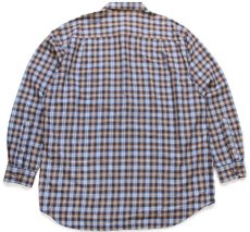 画像2: メキシコ製 SIR PENDLETON サーペンドルトン チェック ボタンダウン ウーステッド ウールシャツ XXL-L★特大 (2)
