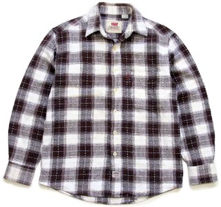 70s USA製 LEVI'Sリーバイス BIGE ギンガムチェック シャツ L