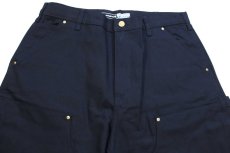 画像4: 新品★carharttカーハート ダブルニー ダック地 ペインターパンツ 黒 W36 L30 (4)