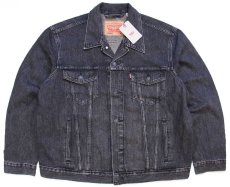 画像1: 新品★Levi'sリーバイス TYPE III TRUCKER BLOW AWAY ブラック デニムジャケット 4ポケット XL (1)