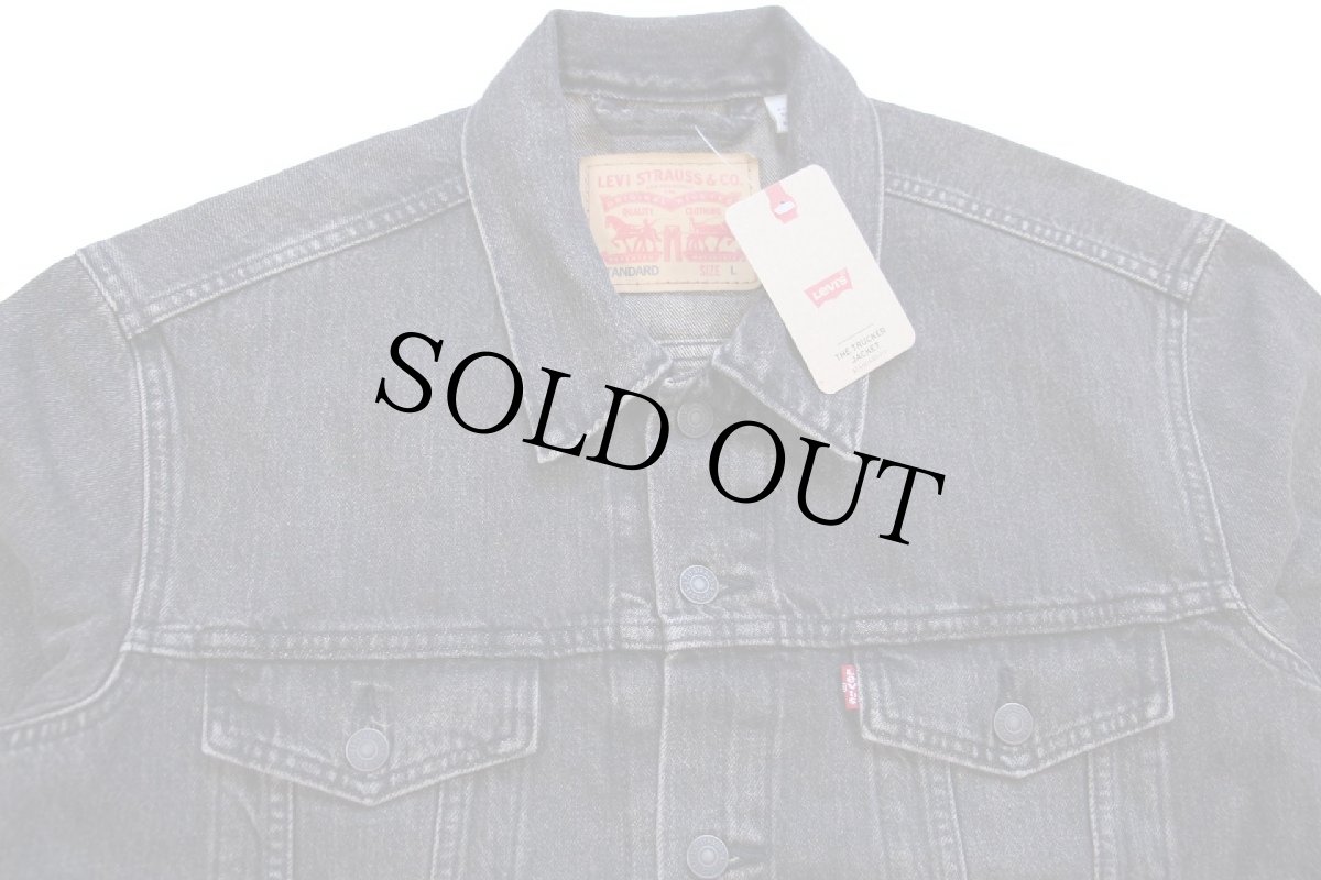 画像3: 新品★Levi'sリーバイス TYPE III TRUCKER BLOW AWAY ブラック デニムジャケット 4ポケット L (3)