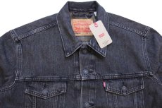 画像3: 新品★Levi'sリーバイス TYPE III TRUCKER BLOW AWAY ブラック デニムジャケット 4ポケット L (3)