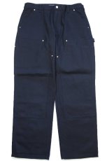 画像2: 新品★carharttカーハート ダブルニー ダック地 ペインターパンツ 黒 W36 L30 (2)