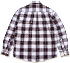 画像2: 90s Levi'sリーバイス 織り柄 チェック コットンシャツ S (2)