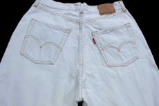 画像5: 90s イタリア製 Levi'sリーバイス 901 デニムパンツ アイスブルー W33 L32★501 ユーロ (5)