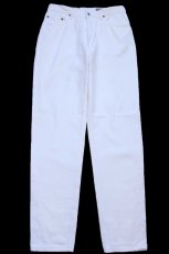 画像2: 90s フランス製 Levi'sリーバイス 901 ホワイト デニムパンツ W34 L32★501 ユーロ (2)