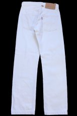 画像3: 90s フランス製 Levi'sリーバイス 501 ホワイト デニムパンツ W28★F1 ユーロ (3)
