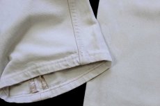 画像8: 90s フランス製 Levi'sリーバイス 501 カラーデニムパンツ ライトベージュ W31 L34★F7 ユーロ (8)