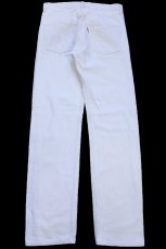 画像3: 80s フランス製 Levi'sリーバイス 501 ホワイト デニムパンツ W32 L34★F5 ユーロ (3)