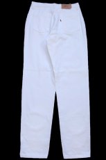 画像3: 90s フランス製 Levi'sリーバイス 901 ホワイト デニムパンツ W34 L32★501 ユーロ (3)