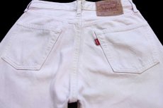 画像5: 90s フランス製 Levi'sリーバイス 501 カラーデニムパンツ 薄ピンク W29★F8 ユーロ (5)