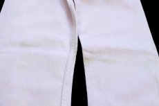 画像7: 90s フランス製 Levi'sリーバイス 501 カラーデニムパンツ 薄ピンク W29★F8 ユーロ (7)