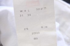 画像7: 80s フランス製 Levi'sリーバイス 501 ホワイト デニムパンツ W31 L34★F3 ユーロ (7)