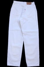 画像3: 90s フランス製 Levi'sリーバイス 901 ホワイト デニムパンツ W31★501 ユーロ (3)