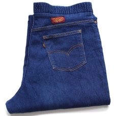 画像1: 80s Levi'sリーバイス ストレッチ デニム イージーパンツ W34 (1)