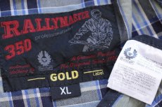 画像4: Belstaffベルスタッフ GOLD Label RALLYMASTER 350 コットン モーターサイクルジャケット 薄黒 フェード XL (4)