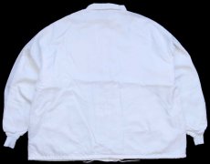 画像2: 80s USA製 PRESIDENTS CLUB パッチ付き ナイロン コーチジャケット 白 3XL★特大 (2)