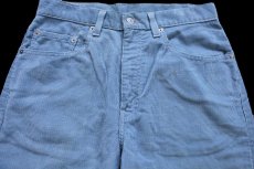 画像4: 00s Levi'sリーバイス 505 コーデュロイパンツ ライトブルー W32 (4)