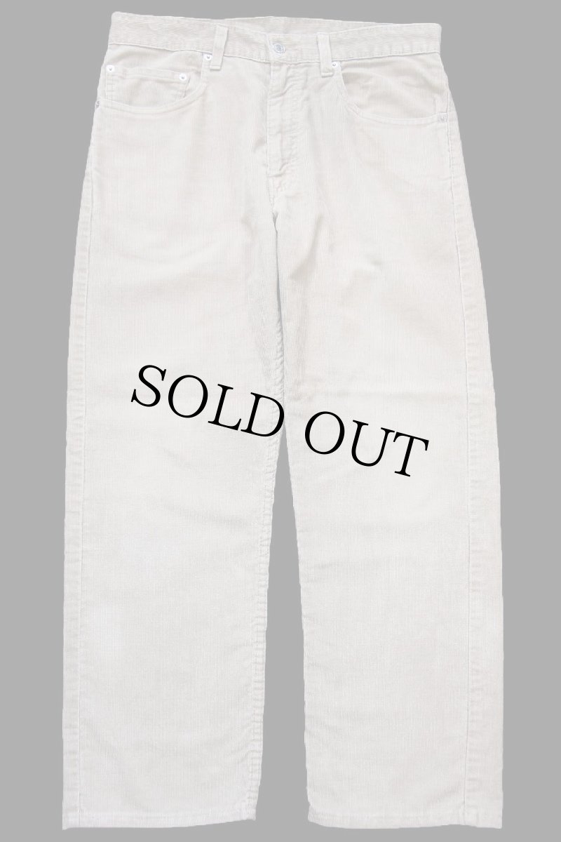 画像2: 00s Levi'sリーバイス 505 コーデュロイパンツ ベージュ W32 (2)
