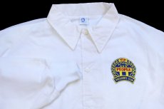 画像3: 80s USA製 PRESIDENTS CLUB パッチ付き ナイロン コーチジャケット 白 3XL★特大 (3)