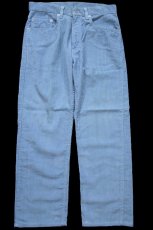 画像2: 00s Levi'sリーバイス 505 コーデュロイパンツ ライトブルー W32 (2)