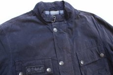 画像3: Belstaffベルスタッフ GOLD Label RALLYMASTER 350 コットン モーターサイクルジャケット 薄黒 フェード XL (3)