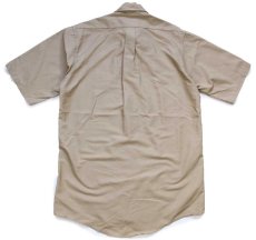 画像2: 00s RED KAPレッドキャップ PEP BOYSペップボーイズ パッチ付き smith&nephew 刺繍 ボタンダウン 半袖 ワークシャツ カーキ M (2)