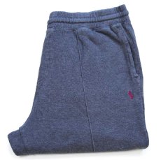 画像1: ポロ ラルフローレン ワンポイント コットン スウェットパンツ チャコールグレー XL★25 (1)