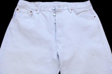 画像4: 00s ハンガリー製 Levi'sリーバイス 501 ホワイト デニムパンツ W34 L34★SDP4445 ユーロ (4)