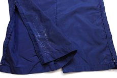 画像7: 90s NIKEナイキ ワンポイント ナイロンパンツ 紺 M (7)