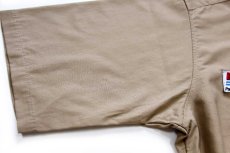 画像6: 00s RED KAPレッドキャップ PEP BOYSペップボーイズ パッチ付き smith&nephew 刺繍 ボタンダウン 半袖 ワークシャツ カーキ M (6)