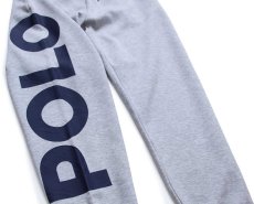 画像6: ポロ ラルフローレン POLO ビッグロゴ プリント スウェットパンツ 杢グレー M★ジョガーパンツ (6)