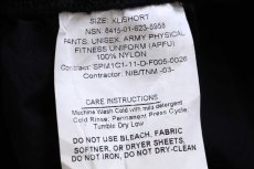 画像6: 11 米軍 U.S.ARMY ロゴ刺繍 APFU トレーニング ナイロンパンツ 黒 XL/S★09 IPFU (6)