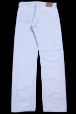 画像3: 00s ハンガリー製 Levi'sリーバイス 501 ホワイト デニムパンツ W34 L34★SDP4445 ユーロ (3)