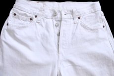 画像4: 00s ポーランド製 Levi'sリーバイス 501 ホワイト デニムパンツ W29★SDP4440 ユーロ (4)