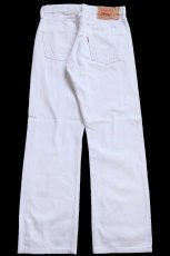 画像3: 00s ポーランド製 Levi'sリーバイス 501 ホワイト デニムパンツ W29★SDP4440 ユーロ (3)